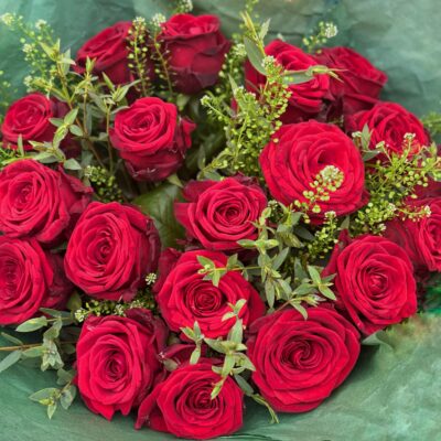 Valentine red roses